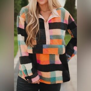 Multi Checkered Pullover